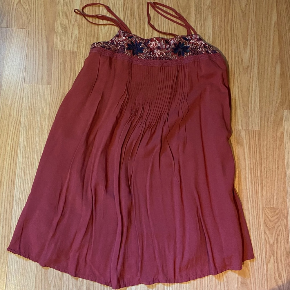 American Eagle Embroidered Shift Dress - Picture 2 of 6
